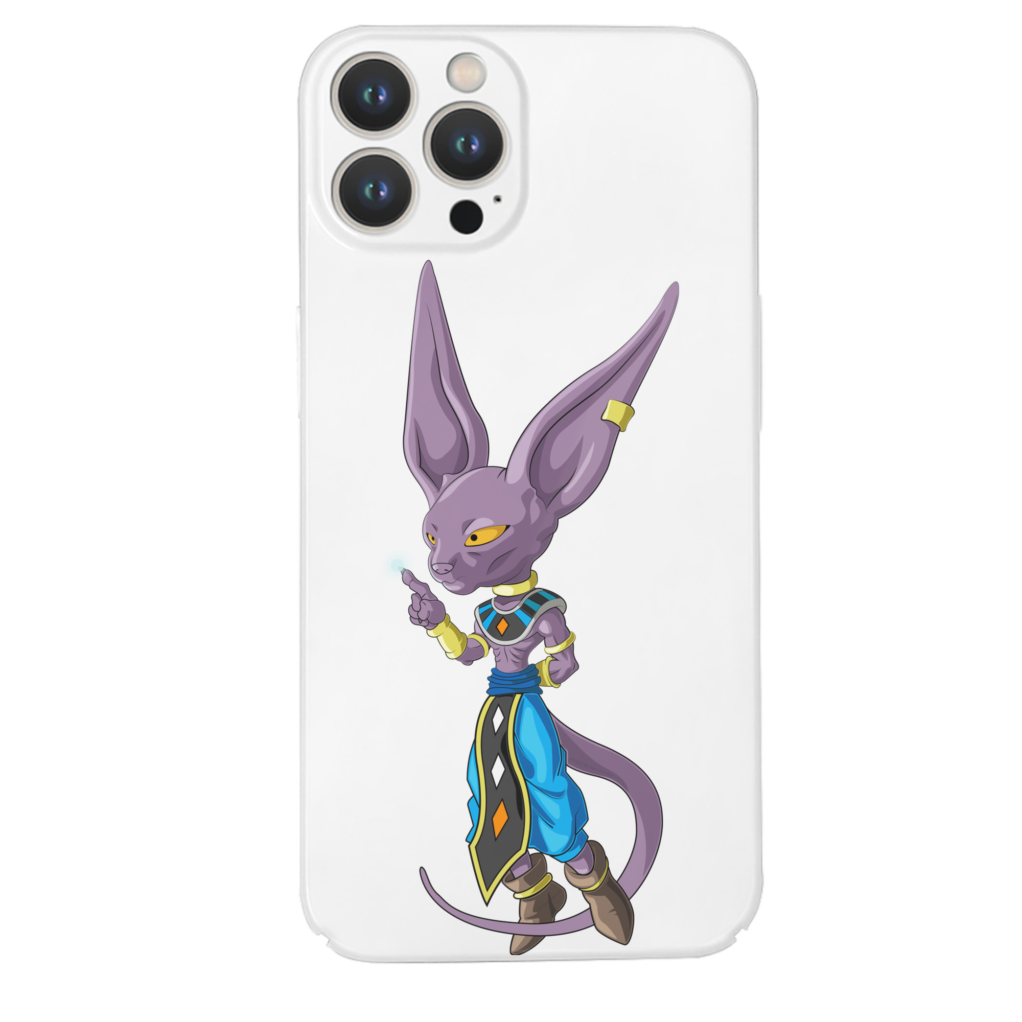 （画像用） ドラゴンボール ビルス 破壊神ビルス DRAGON BALL Beerus Birusu 【iPhone 14シリーズ対応】ハードケース